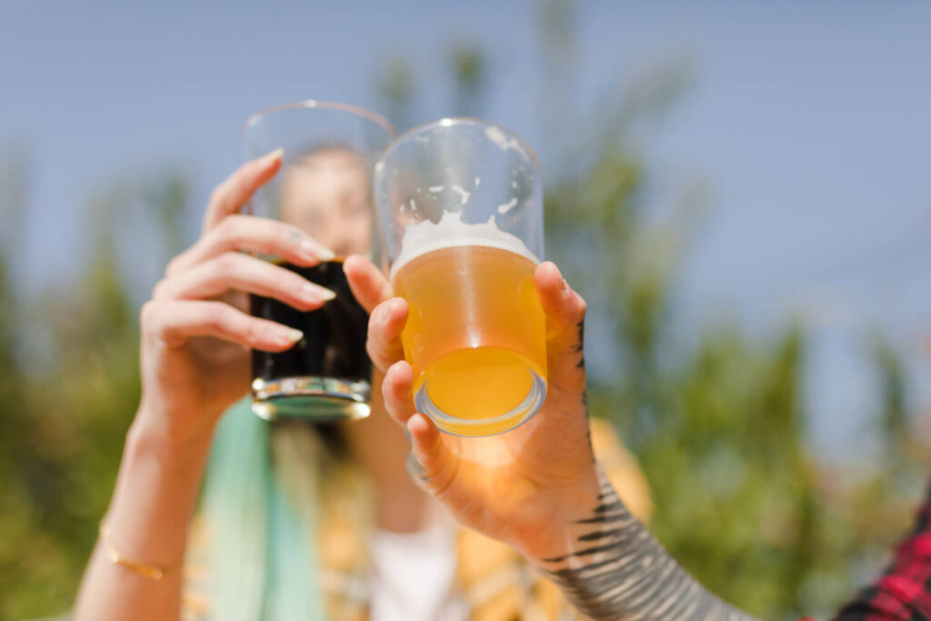 people who drink non-alcoholic summer beers