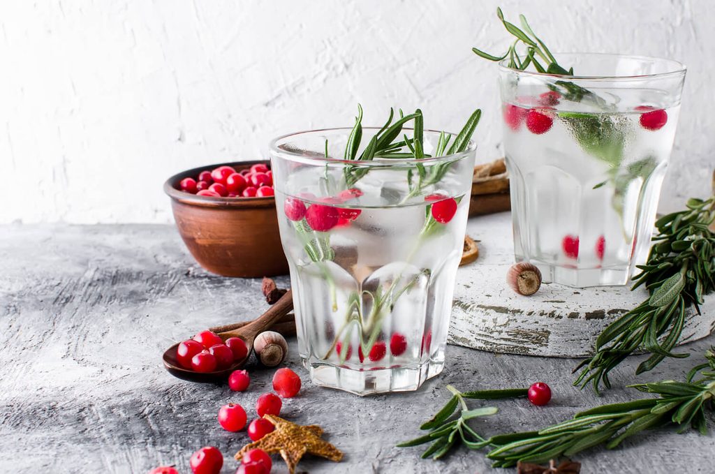 vodka s příchutí červeného ovoce